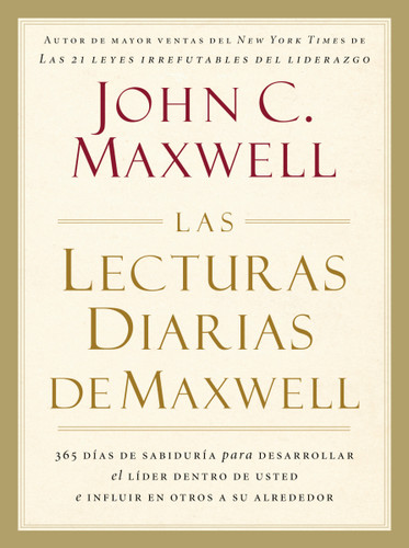 Las lecturas diarias de Maxwell book cover by John C. Maxwell