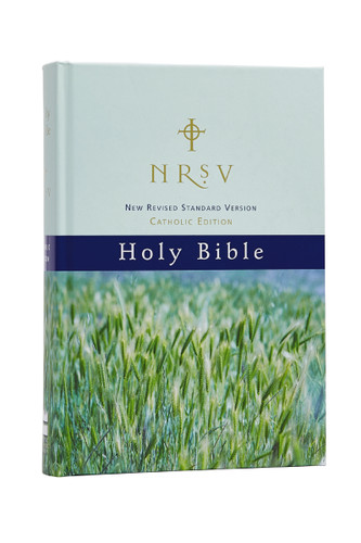 NRSV, Catholic Edition Bible, Hardcover, Hillside Scenic: Holy Bible book cover by Catholic Bible Press