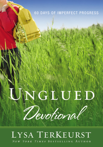 Unglued Devotional: 60 Days of Imperfect Progress (A 60-Day Devotional) book cover by Lysa Terkeurst