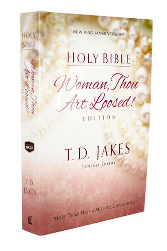 NKJV, Woman Thou Art Loosed, Paperback, Red Letter: Holy Bible, New King James Version book cover by Zondervan