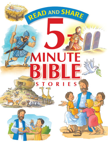 Read and Share 5-Minute Bible Stories book cover by Zondervan