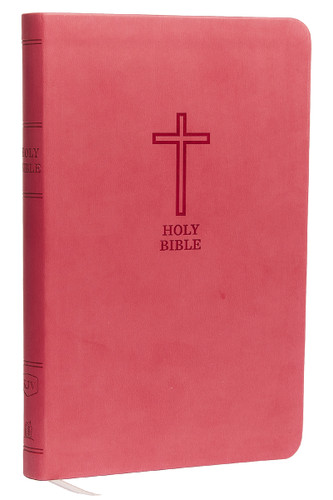 KJV Holy Bible: Value Thinline, Pink Leathersoft, Red Letter, Comfort Print: King James Version: Holy Bible, King James Version book cover by Zondervan
