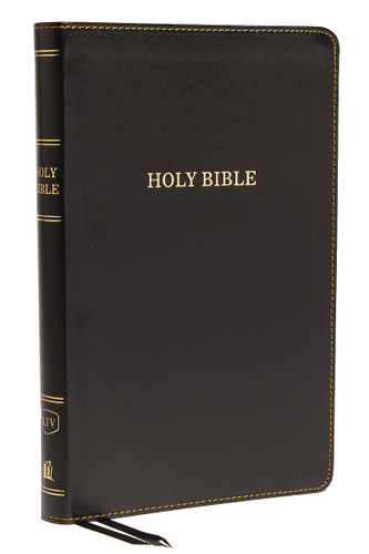 KJV Holy Bible: Thinline, Black Leathersoft, Red Letter, Comfort Print: King James Version: Holy Bible, King James Version book cover by Zondervan