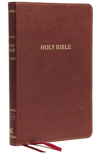 KJV Holy Bible: Thinline, Burgundy Leathersoft, Red Letter, Comfort Print: King James Version: Holy Bible, King James Version book cover by Zondervan