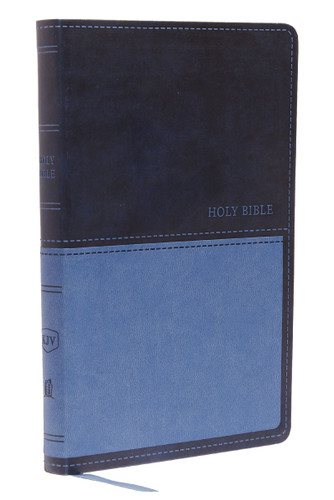 KJV Holy Bible: Value Thinline, Blue Leathersoft, Red Letter, Comfort Print: King James Version: Holy Bible, King James Version book cover by Zondervan