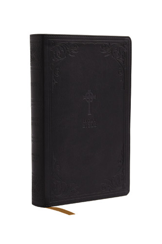 NRSV Catholic Edition Gift Bible, Black Leathersoft (Comfort Print, Holy Bible, Complete Catholic Bible, NRSV CE): Holy Bible book cover by Catholic Bible Press