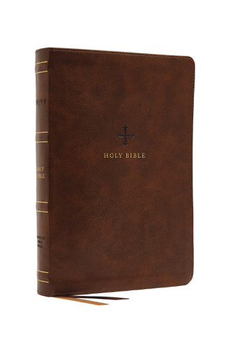 NRSV, Catholic Bible, Standard Personal Size, Leathersoft, Brown, Comfort Print: Holy Bible book cover by Catholic Bible Press