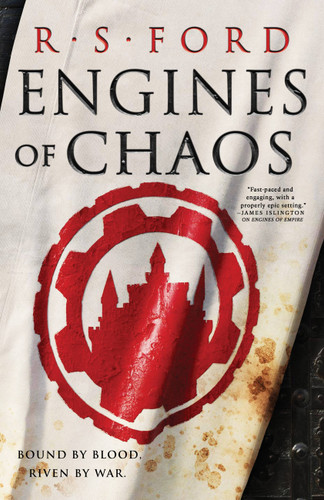 Engines of Chaos (The Age of Uprising #2) book cover by R.S. Ford