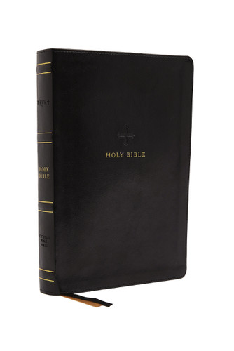 NRSV, Catholic Bible, Thinline Edition, Leathersoft, Black, Comfort Print: Holy Bible book cover by Catholic Bible Press