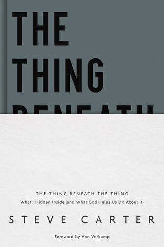 The Thing Beneath the Thing: What's Hidden Inside (and What God Helps Us Do About It) book cover by Steve Carter