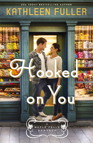 Hooked on You: A sweet, small-town romance with an adorable opposites-attract couple book cover by Kathleen Fuller