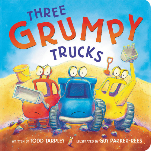 Three Grumpy Trucks book cover by Todd Tarpley