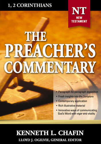 The Preacher's Commentary - Vol. 30: 1 and   2 Corinthians (The Preacher's Commentary) book cover by Kenneth L. Chafin