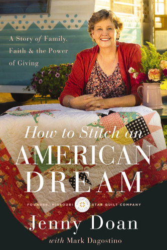 How to Stitch an American Dream: A Story of Family, Faith and   the Power of Giving book cover by Jenny Doan