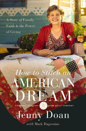 How to Stitch an American Dream: A Story of Family, Faith and   the Power of Giving book cover by Jenny Doan