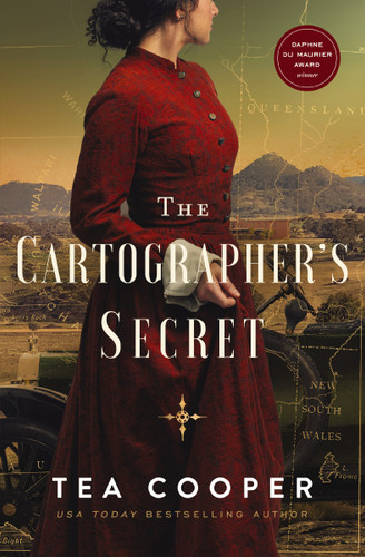 The Cartographer's Secret: A Dual Timeline Historical Mystery with a Romance Thread book cover by Tea  Cooper