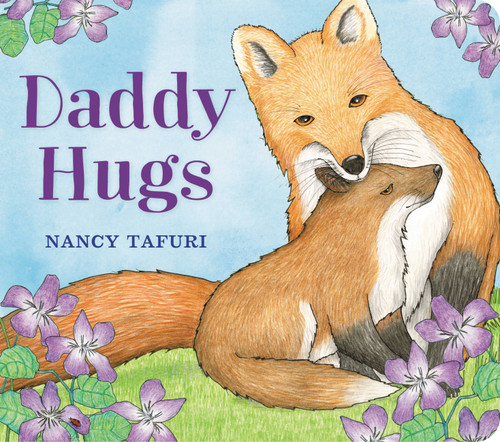 Daddy Hugs book cover by Nancy Tafuri
