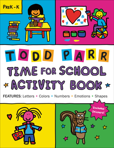Time for School Activity Book book cover by Todd Parr