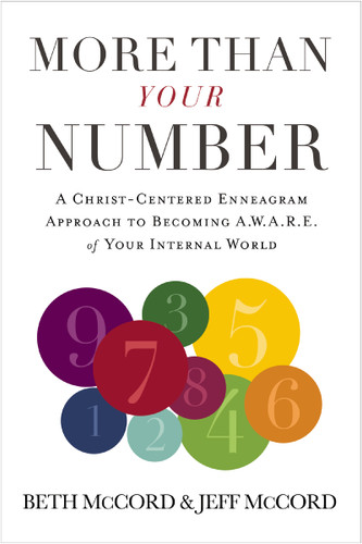 More Than Your Number: A Christ-Centered Enneagram Approach to Becoming AWARE of Your Internal World book cover by Beth McCord, Jeff McCord