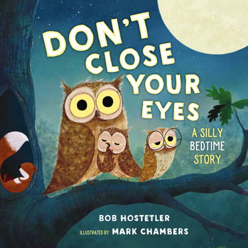 Don't Close Your Eyes: A Silly Bedtime Story book cover by Bob Hostetler