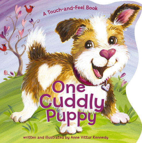 One Cuddly Puppy: A Counting Touch-and-Feel Book for Kids book cover by Anne Vittur Kennedy
