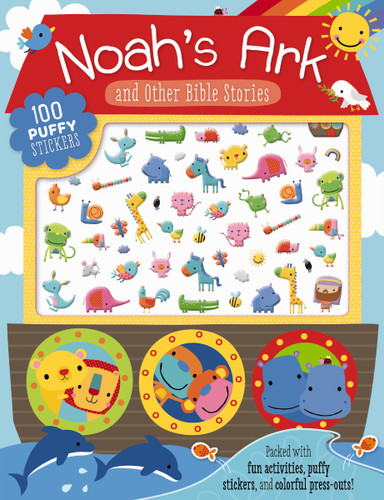 Noah's Ark and Other Bible Stories: 100 Puffy Stickers book cover by Zondervan