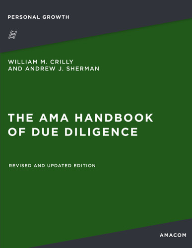 The AMA Handbook of Due Diligence: Revised and   Updated Edition book cover by William Crilly, Andrew Sherman