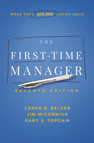 The First-Time Manager (First-Time Manager Series) book cover by Jim McCormick