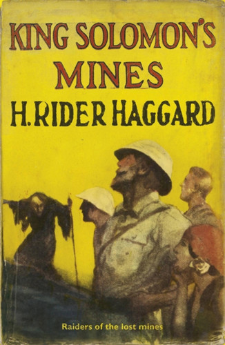 King Solomon's Mines book cover by H. Rider Haggard