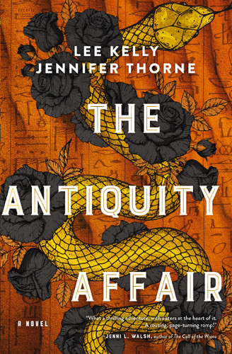 The Antiquity Affair: A Novel book cover by Lee Kelly, Jennifer Thorne