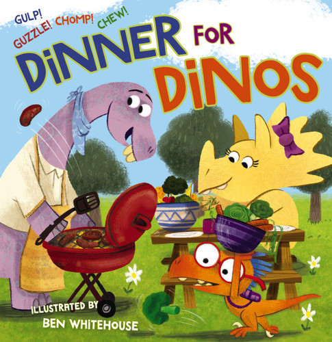 Dinner for Dinos: Gulp, Guzzle, Chomp, Chew book cover by Zondervan