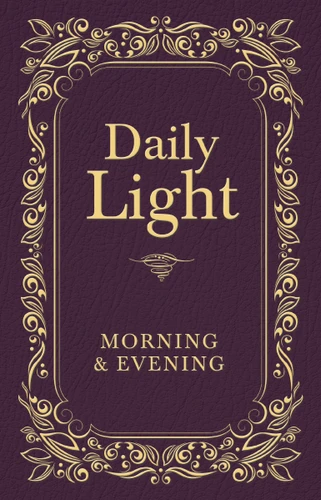Daily Light: Morning and Evening Devotional: Daily Guidance from God's Word (A 365-Day Devotional) book cover by Zondervan