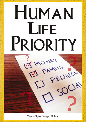 Human Life Priority book cover by Dr. Yunus Ciptawilangga