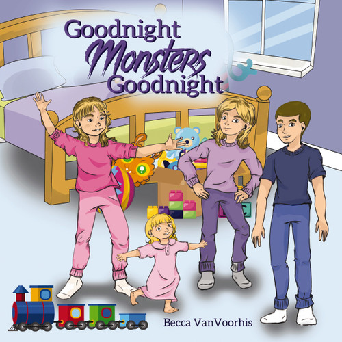 Goodnight Monsters Goodnight book cover by Becca VanVoorhis