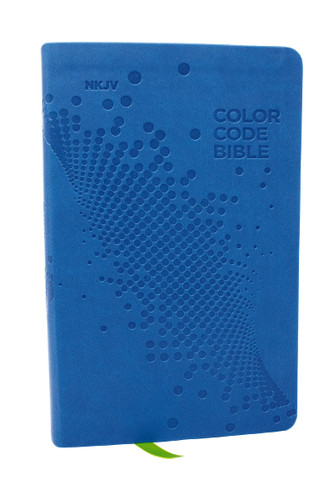 NKJV, Color Code Bible for Kids, Blue Leathersoft, Comfort Print book cover by Zondervan
