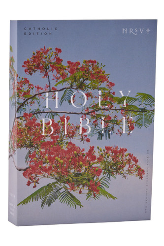 NRSV Catholic Edition Bible, Royal Poinciana Paperback (Global Cover Series): Holy Bible book cover by Catholic Bible Press