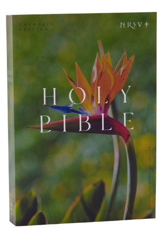 NRSV Catholic Edition Bible, Bird of Paradise Paperback (Global Cover Series): Holy Bible book cover by Catholic Bible Press