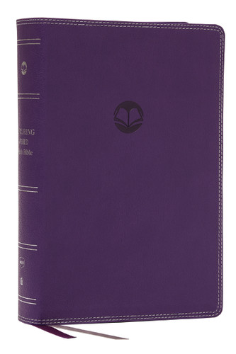 Enduring Word Study Bible: Pastoral Commentary from Every Chapter of the Bible (NKJV, Purple Leathersoft, Red Letter, Comfort Print, Thumb Indexed) book cover by Zondervan