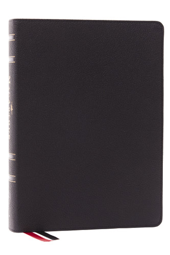 LSB, MacArthur Study Bible, Black Genuine Leather, Comfort Print, Thumb Indexed: Unleashing God's Truth One Verse at a Time (Holy Bible, Legacy Standard Bible) book cover by John F. MacArthur