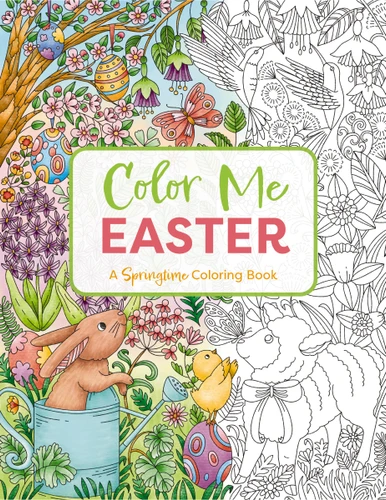Color Me Easter: An Adorable Springtime Coloring Book (Color Me Coloring Books) book cover by Editors of Cider Mill Press