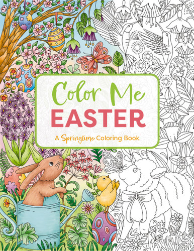 Color Me Easter: An Adorable Springtime Coloring Book (Color Me Coloring Books) book cover by Editors of Cider Mill Press