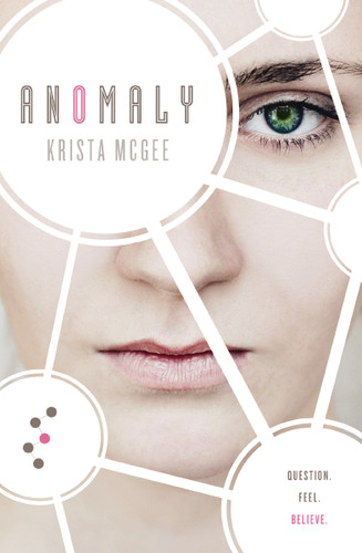 Anomaly book cover by Krista McGee