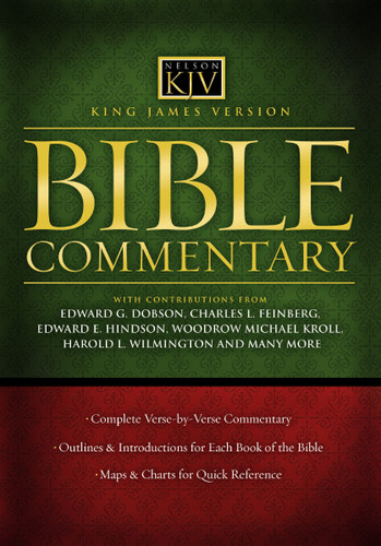 King James Version Bible Commentary: A Complete Verse-By-Verse Commentary With Outlines, Book Introductions, Maps, and Charts book cover by Zondervan
