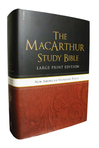 The NASB, MacArthur Study Bible, Large Print, Hardcover, Thumb Indexed, 1995 Text: Unleashing God's Truth One Verse at a Time (Holy Bible, New American Standard Bible) book cover by Zondervan