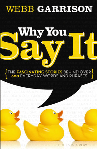 Why You Say It: The Fascinating Stories Behind over 600 Everyday Words and Phrases book cover by Webb Garrison