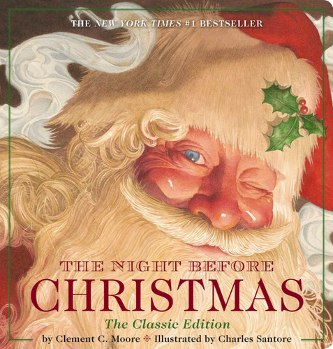The Night Before Christmas Oversized Padded Board Book: The Classic Edition (Oversized Padded Board Books) book cover by Clement Moore
