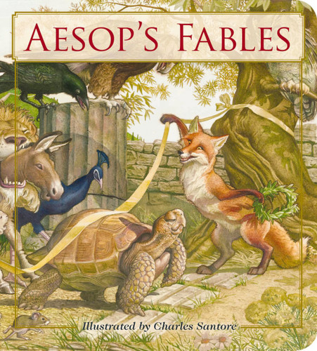 Aesop's Fables Oversized Padded Board Book: The Classic Edition (Oversized Padded Board Books) book cover by Aesop