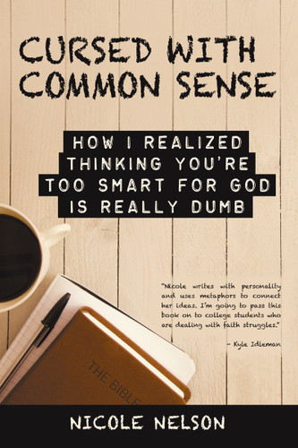 Cursed with Common Sense book cover by Nicole Nelson