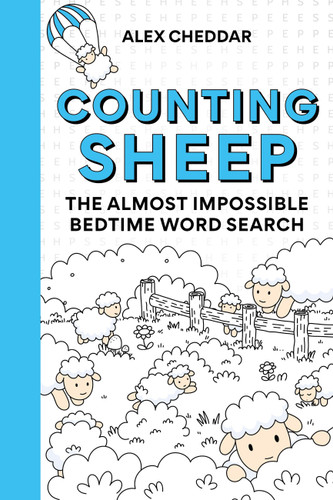 Counting Sheep: The Almost Impossible Bedtime Word Search book cover by Alex Cheddar