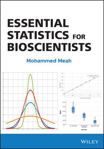 Essential Statistics for Bioscientists book cover by Mohammed Meah